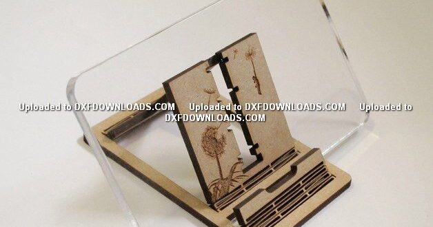 Phone Stand free download plan to laser cut