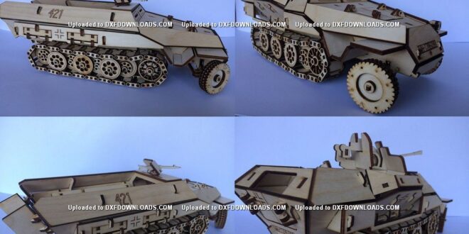 Armored personnel carrier Free Laser wood file cut