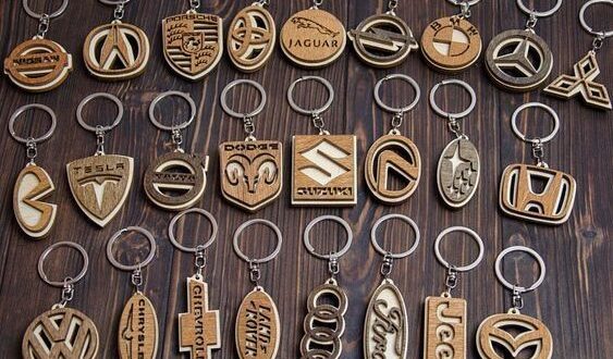 Free pack keychain cars logo