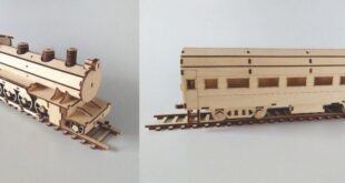 Laser Cut Locomotive and wagon 3mm and 6mm