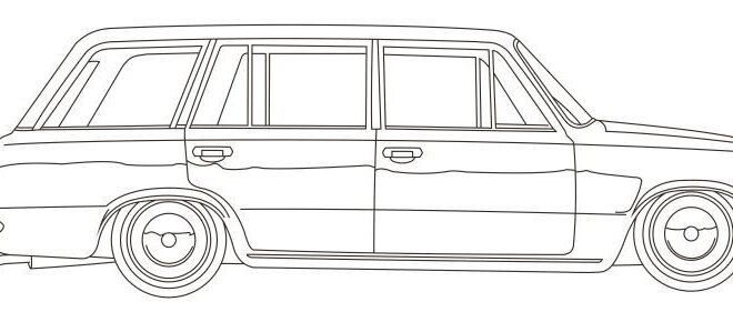 2102 korch free car line art dxf file