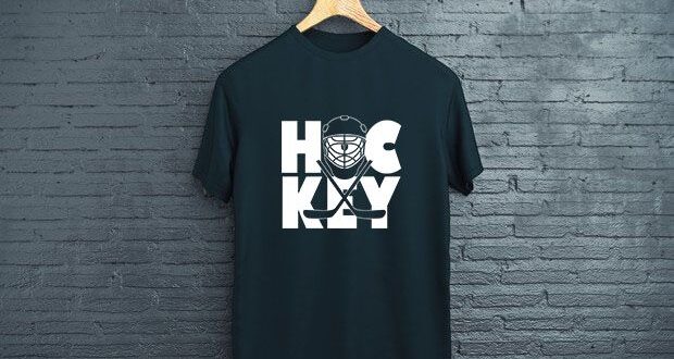 Free download Hockey t-shirt print SVG DXF File