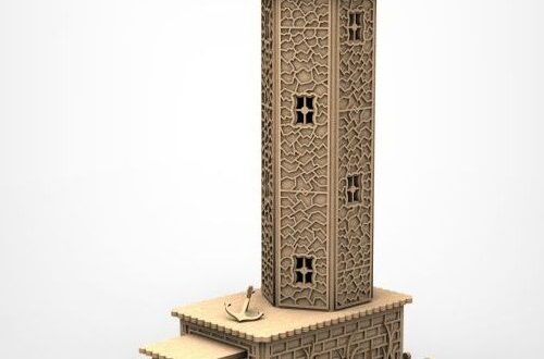 Free plan laser cut Tower lighthouse