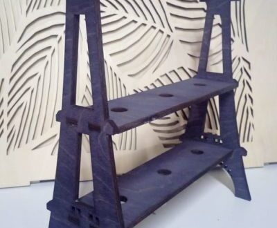 Free eiffel tower stand bracket with round holes