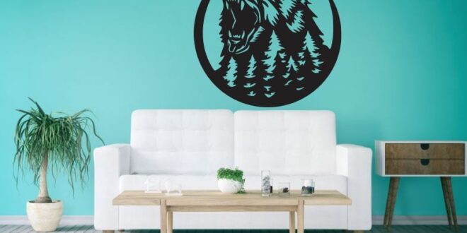 Mountain bear wall panel