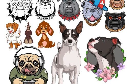 Free dogs svg vectors to download