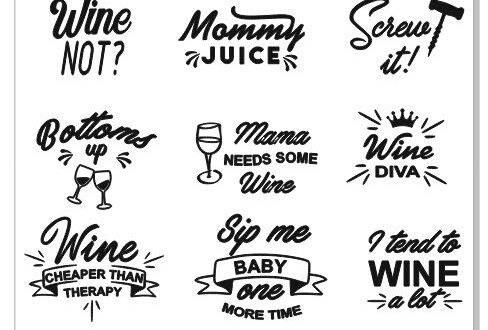 SVG Bundle for people who love Wine