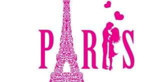 Free Paris t-shirt print vector for download