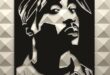 Free Tupac Rapper silhouette file