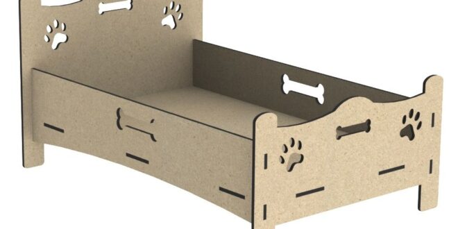 Dog house bed furniture wood cut cnc