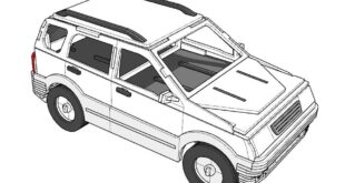 Car Gran Vitara 2008 for laser cut