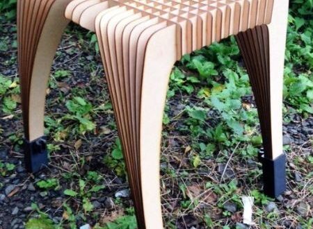Free parametric chair file for cnc cut wood