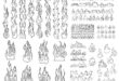 Pack Fire flame download free dxf dwg cdr vectors