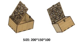 Design Simple box for laser cut
