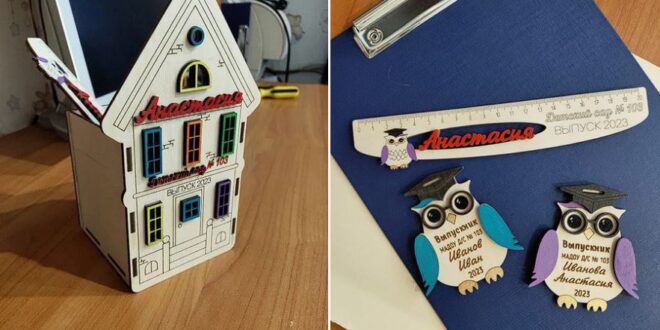 Pencil box and owl house file for laser machines