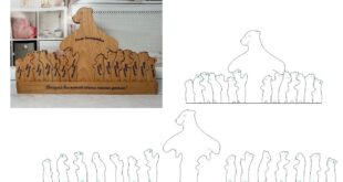 Free bear puzzle family toy for kids
