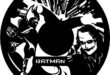 Clock vinyl Brand watches batman and joker silhouette to cut file