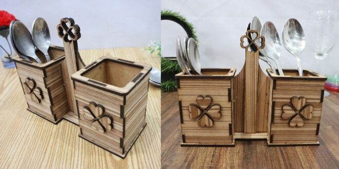 Free Four-leaf clover cutlery organizer