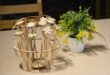 Laser cut artificial flowers for decoration