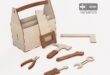 Box with tools toy kids