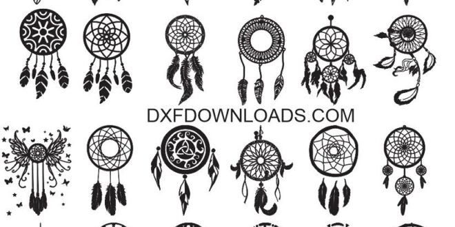 Free dream catchers pack vectors CDR File