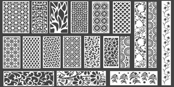 set of decorative frames vector file cdr silhouettes