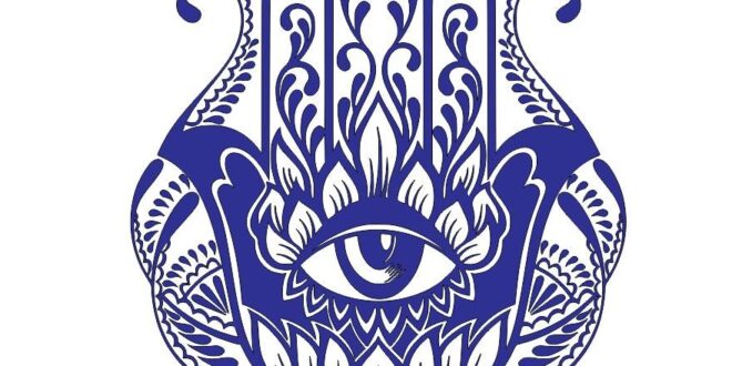 Free hamsa hand vector