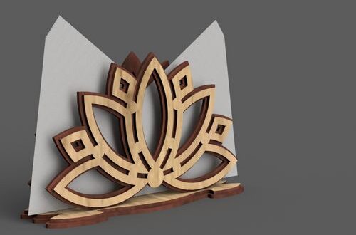 Free floral napkin holder