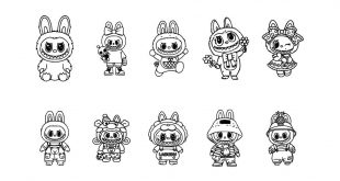 Free vector Labubu Keychains