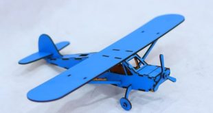 Laser Cut Wooden Airplane Toy