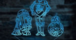 Free Star Wars LED Light 3D illusion download for laser engrave