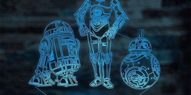 Free Star Wars LED Light 3D illusion download for laser engrave