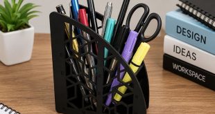 Free pen and pencil acrylic desk organizer